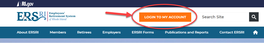 ERSRI.org Website Banner